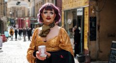 portrait d de de rue Green drag queen au Sidragtion Metz 2026