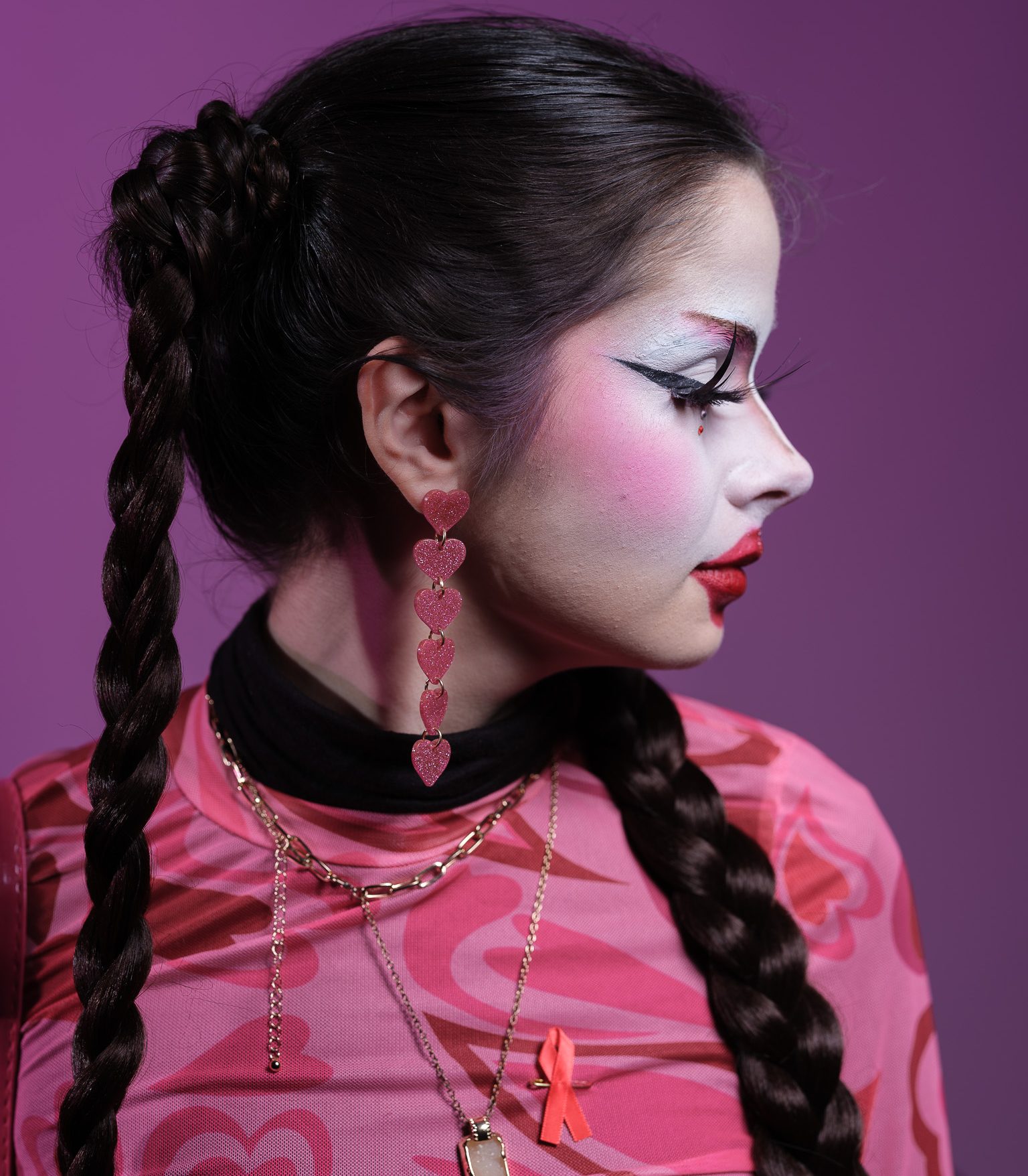 portrait studio de Ménmésis drag queen au Sidragtion Metz 2026